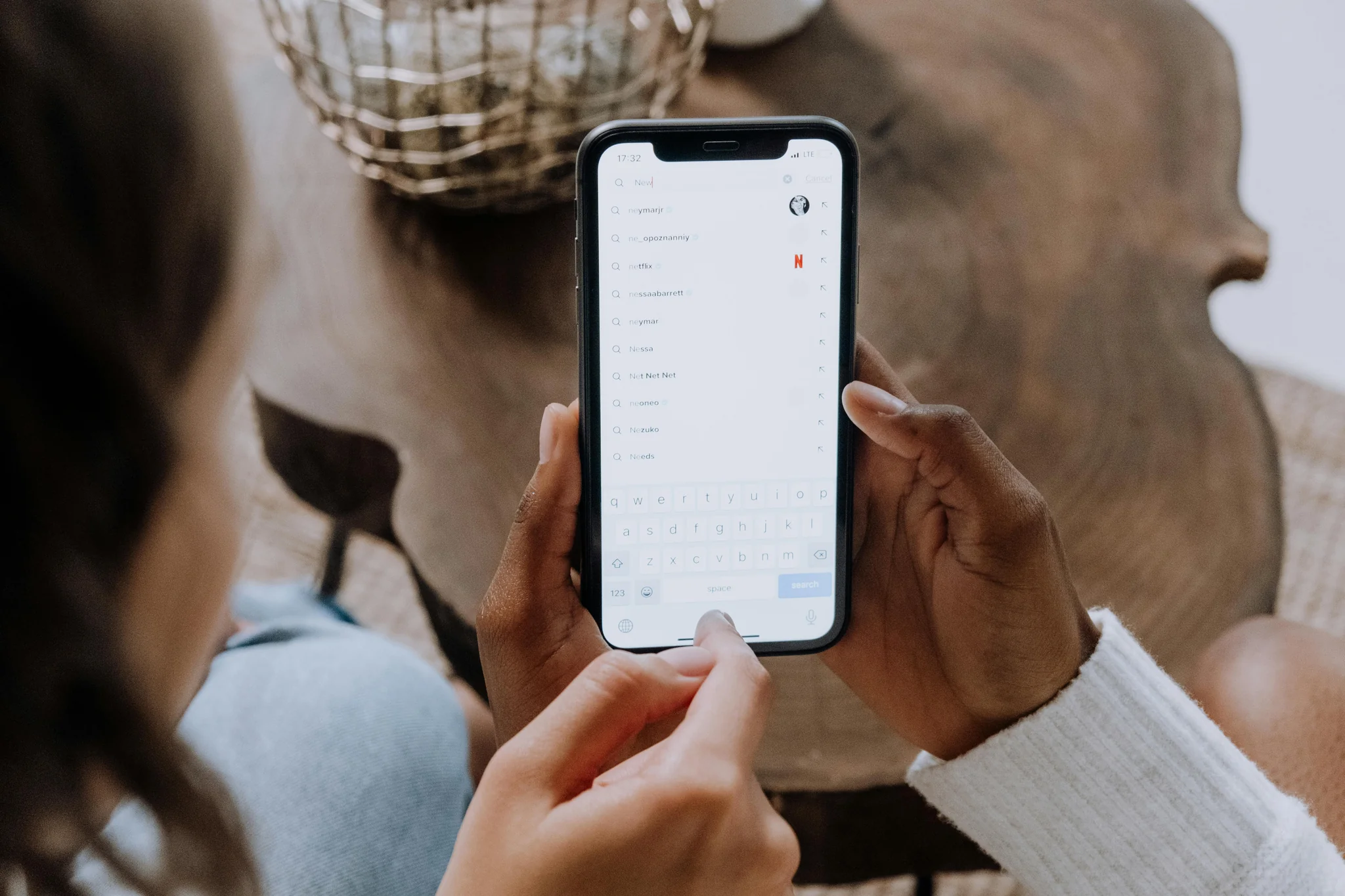 Smartphone with social apps