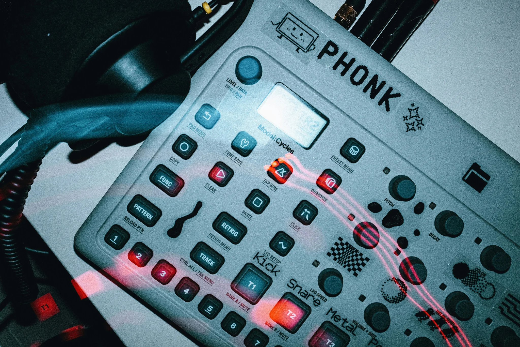 Creative workspace with aesthetic setup