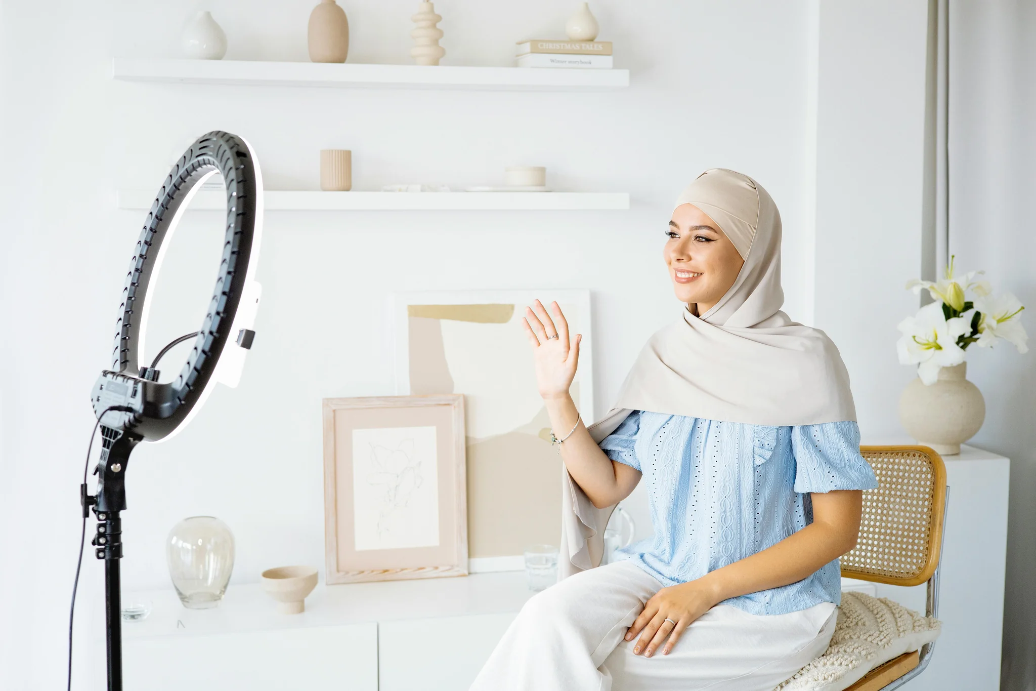 Content creation and AI technology workspace for video production