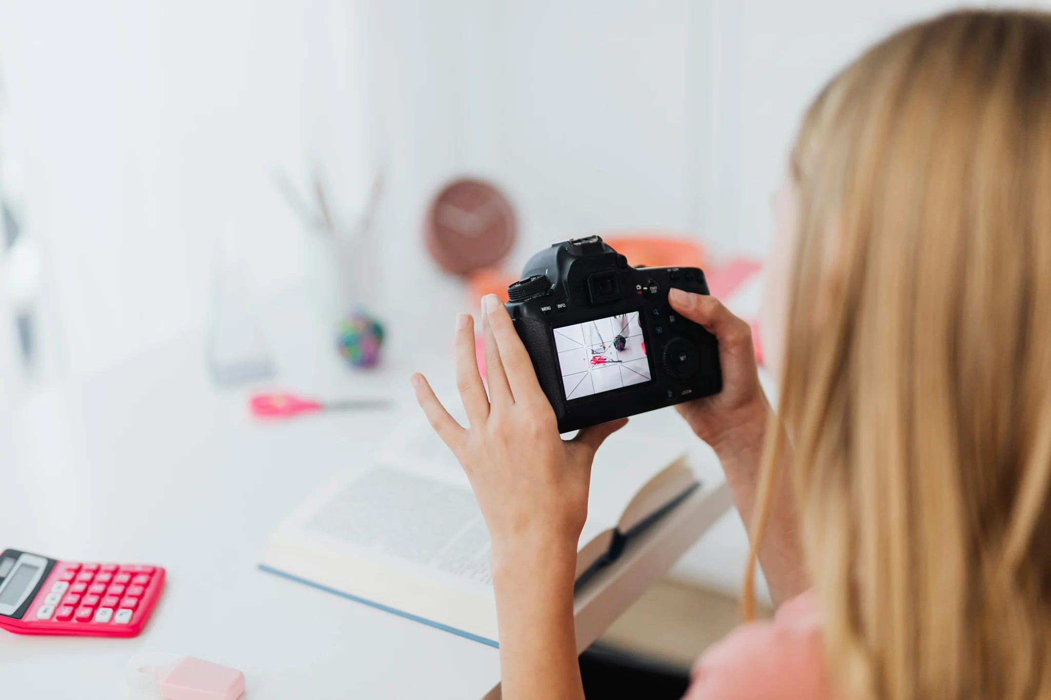 Video production and editing setup